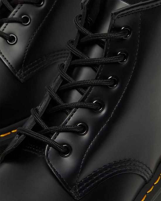 Botas Negras Dr. Martens 101 Bex Smooth Hombre Negros MX-93681